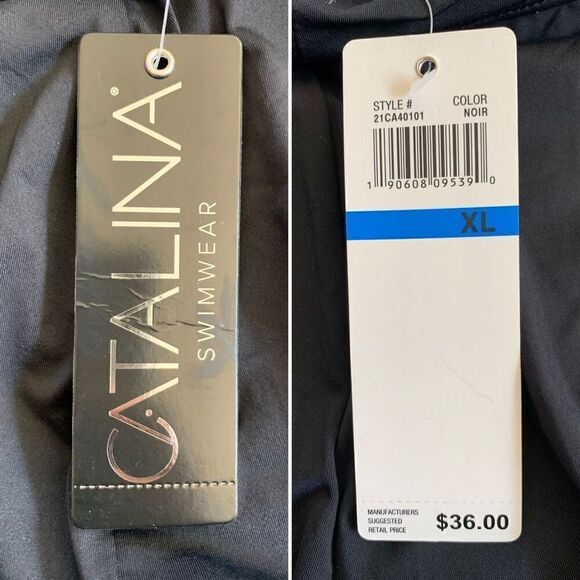 Catalina Standard Skirted Bikini Swim Bottom Black Size XL‎ - Picture 8 of 11